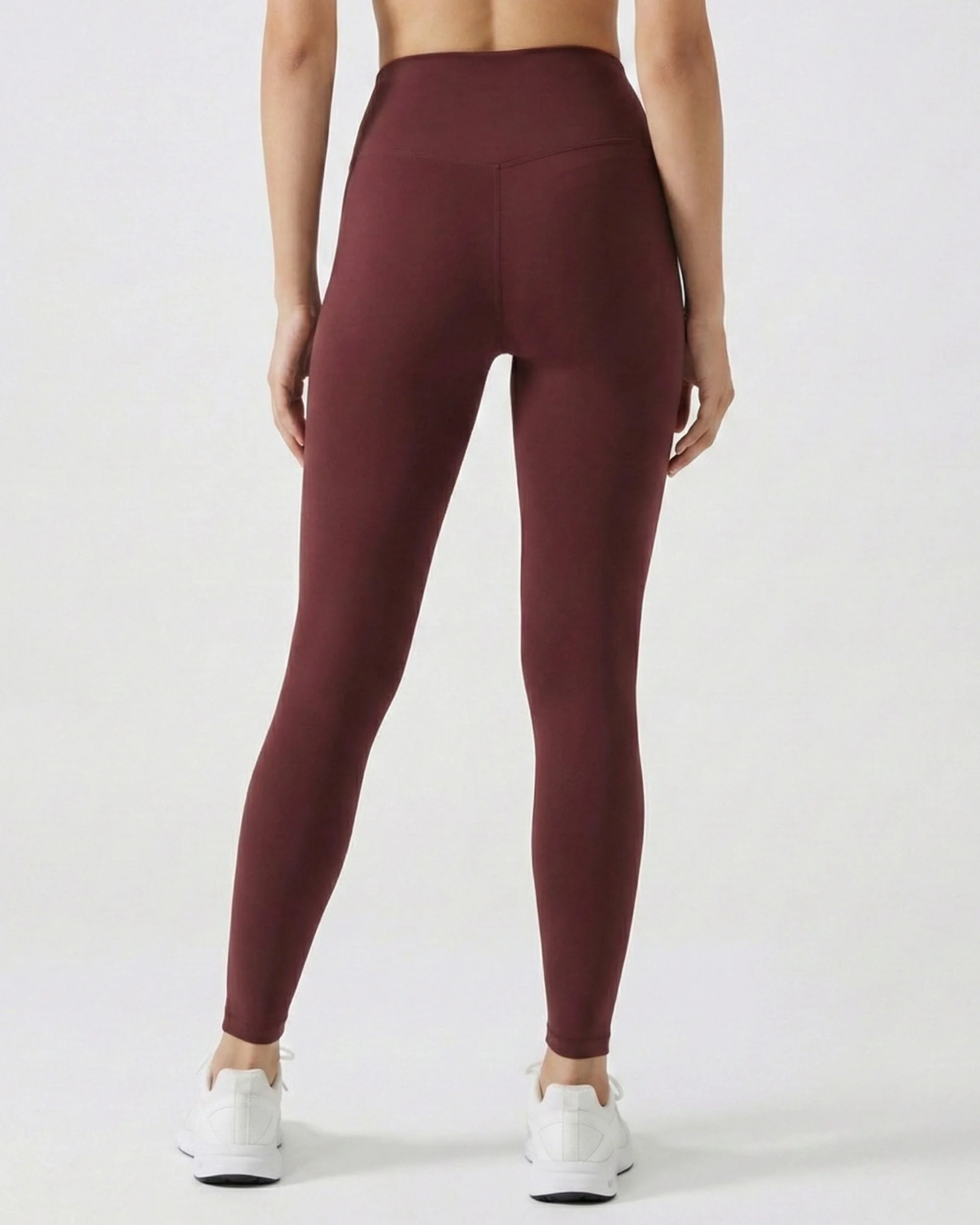 Contrast Cross Leggings - Image 8