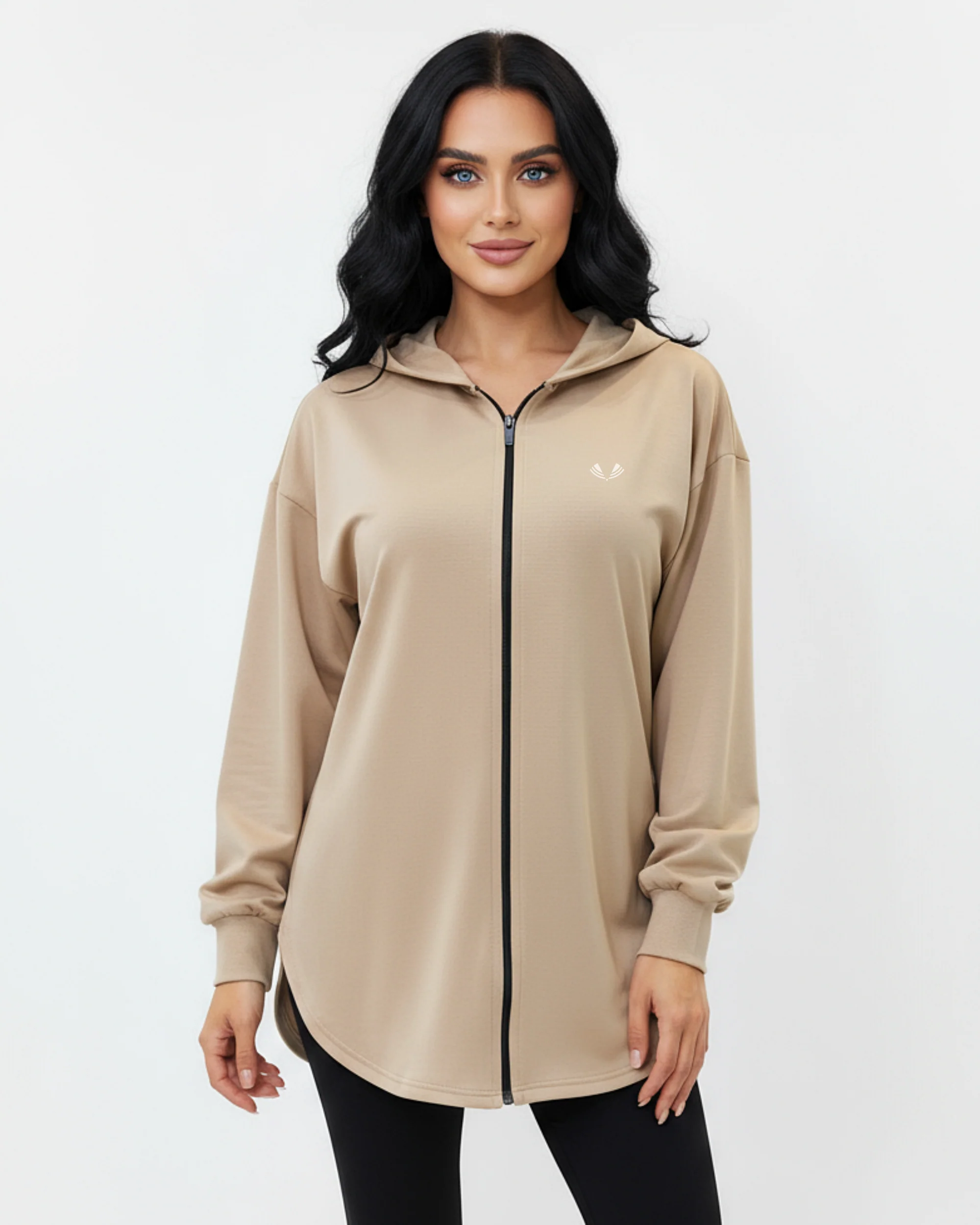 Core Longline Zipped Jacket - Image 3