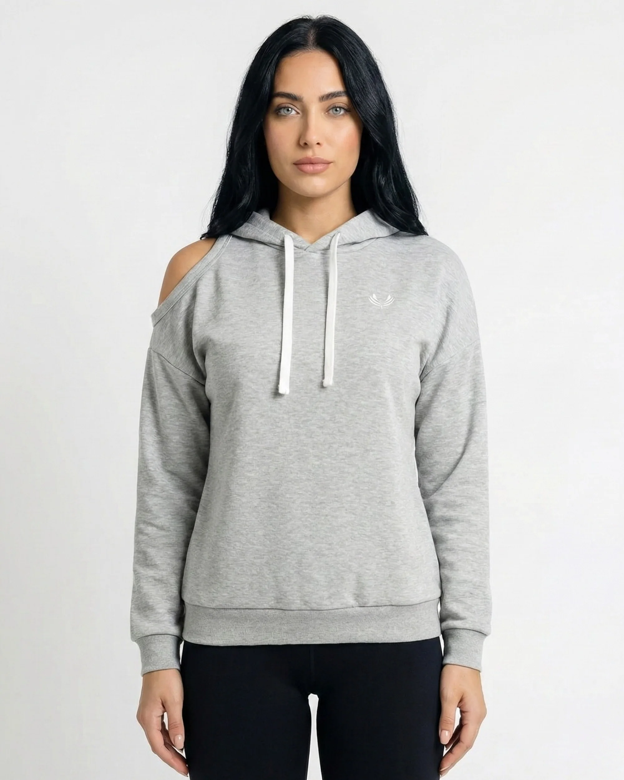 Core Open Shoulder Hoodie - Image 3