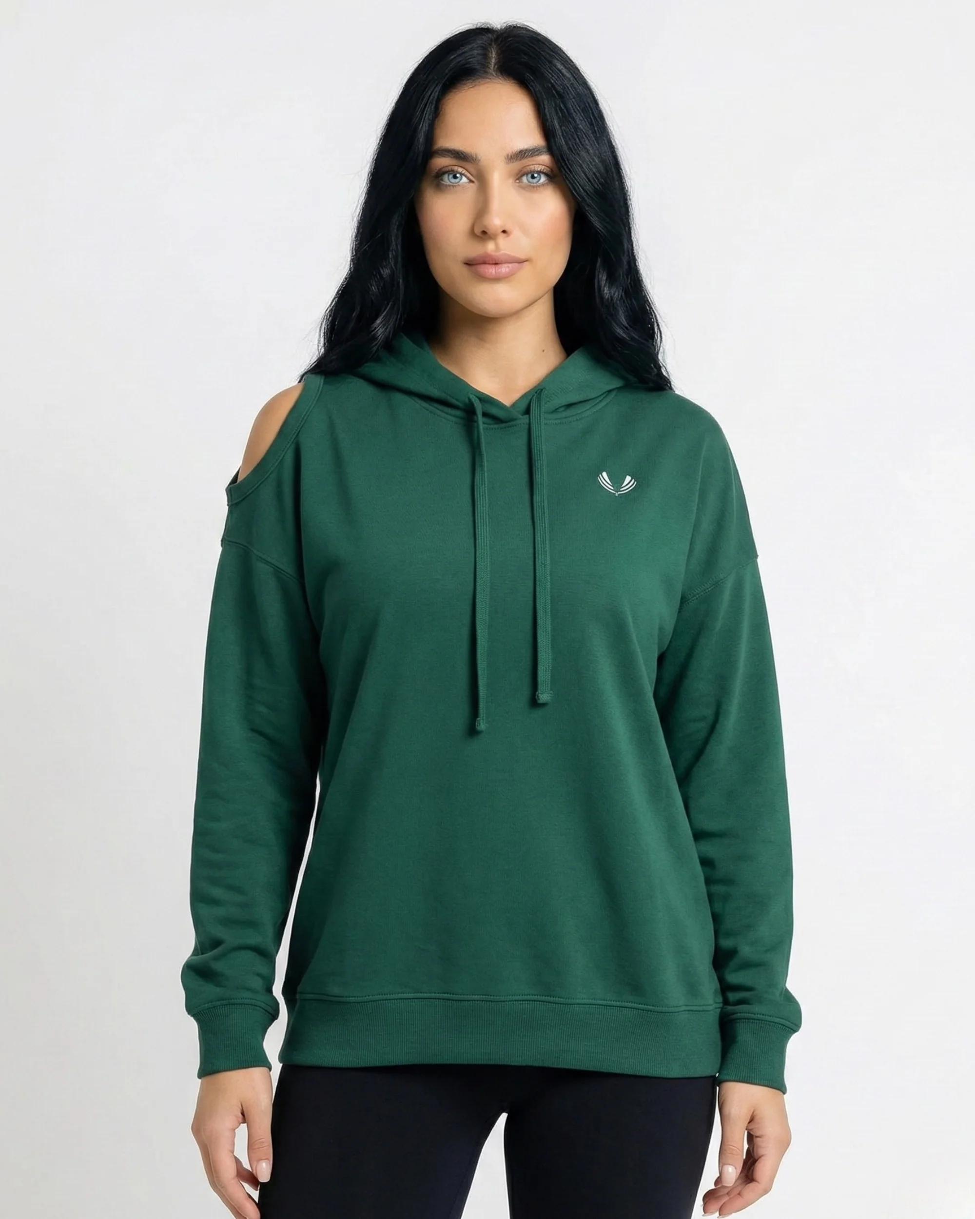 Core Open Shoulder Hoodie - Image 5