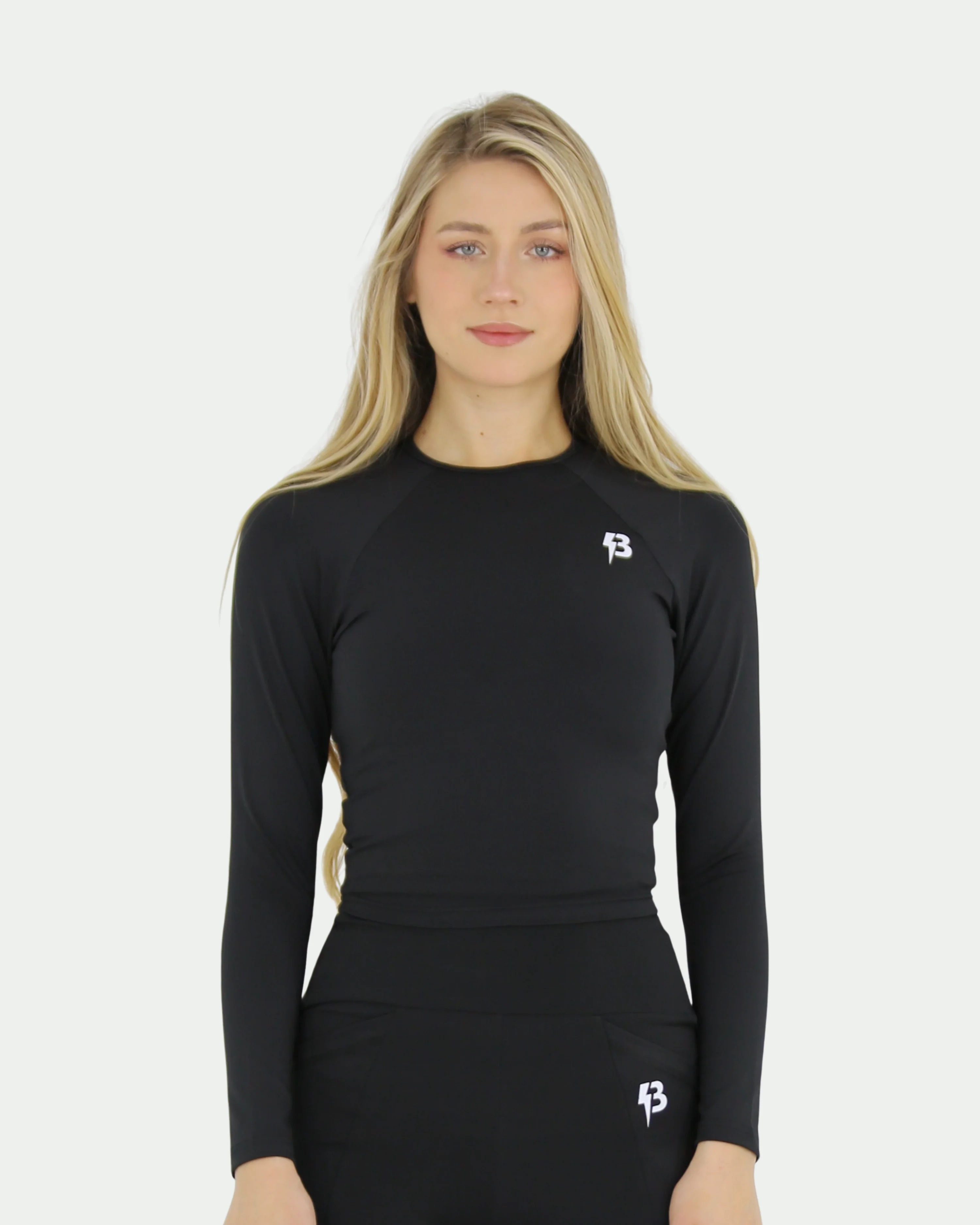 Prime Cropped Long Sleeve Top - Image 3