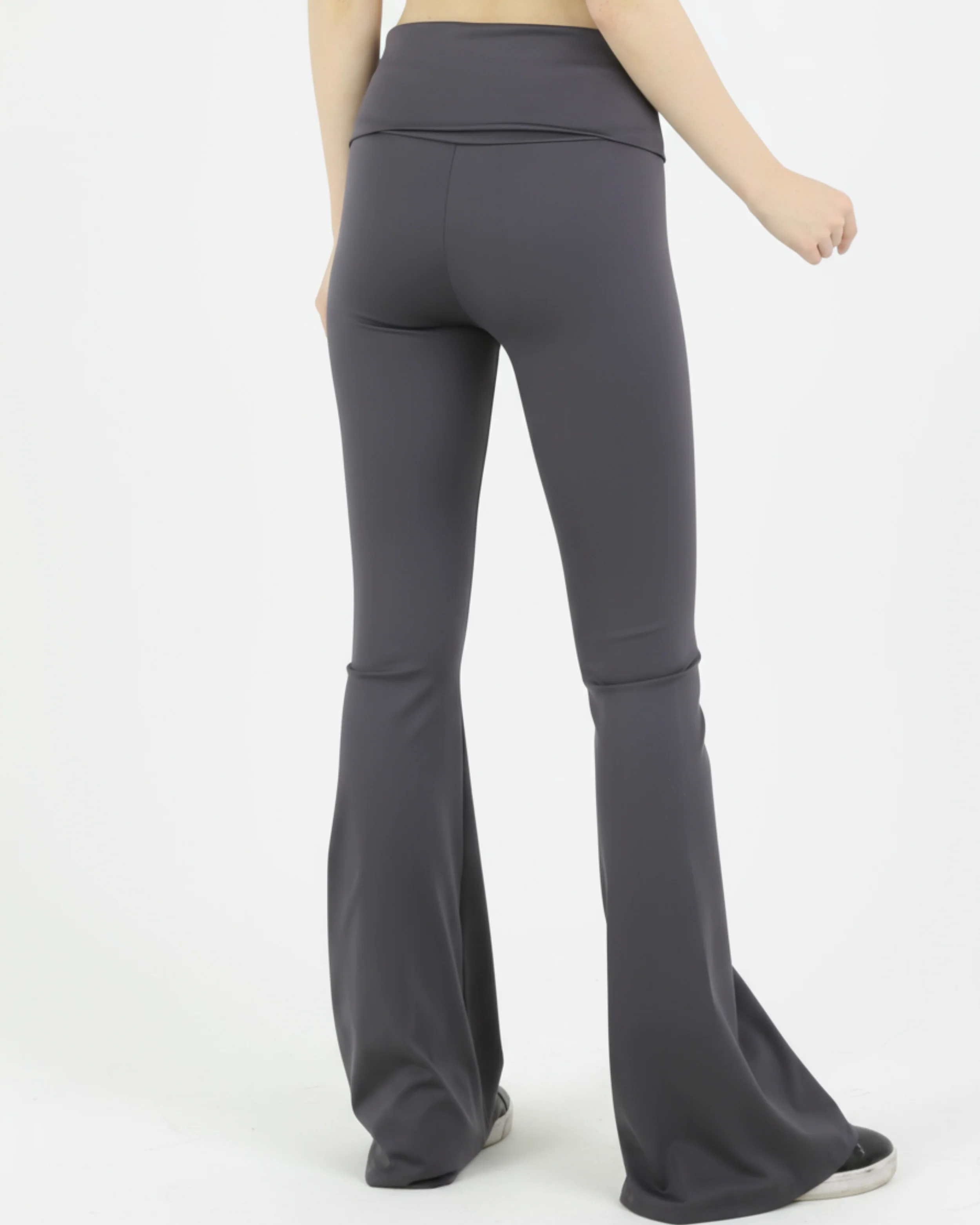 Prime Foldover Flared Leggings - Image 4