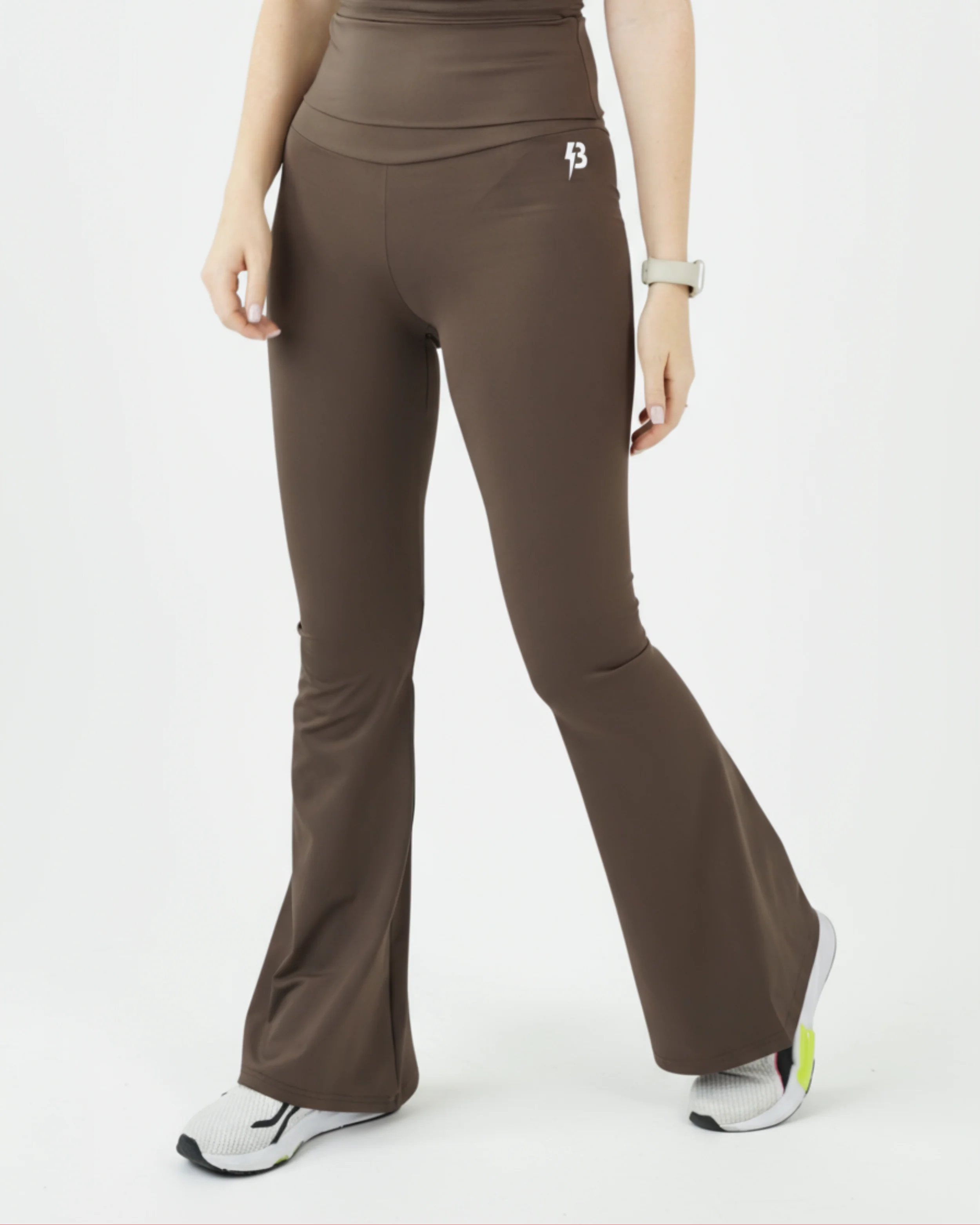 Prime Foldover Flared Leggings - Image 5