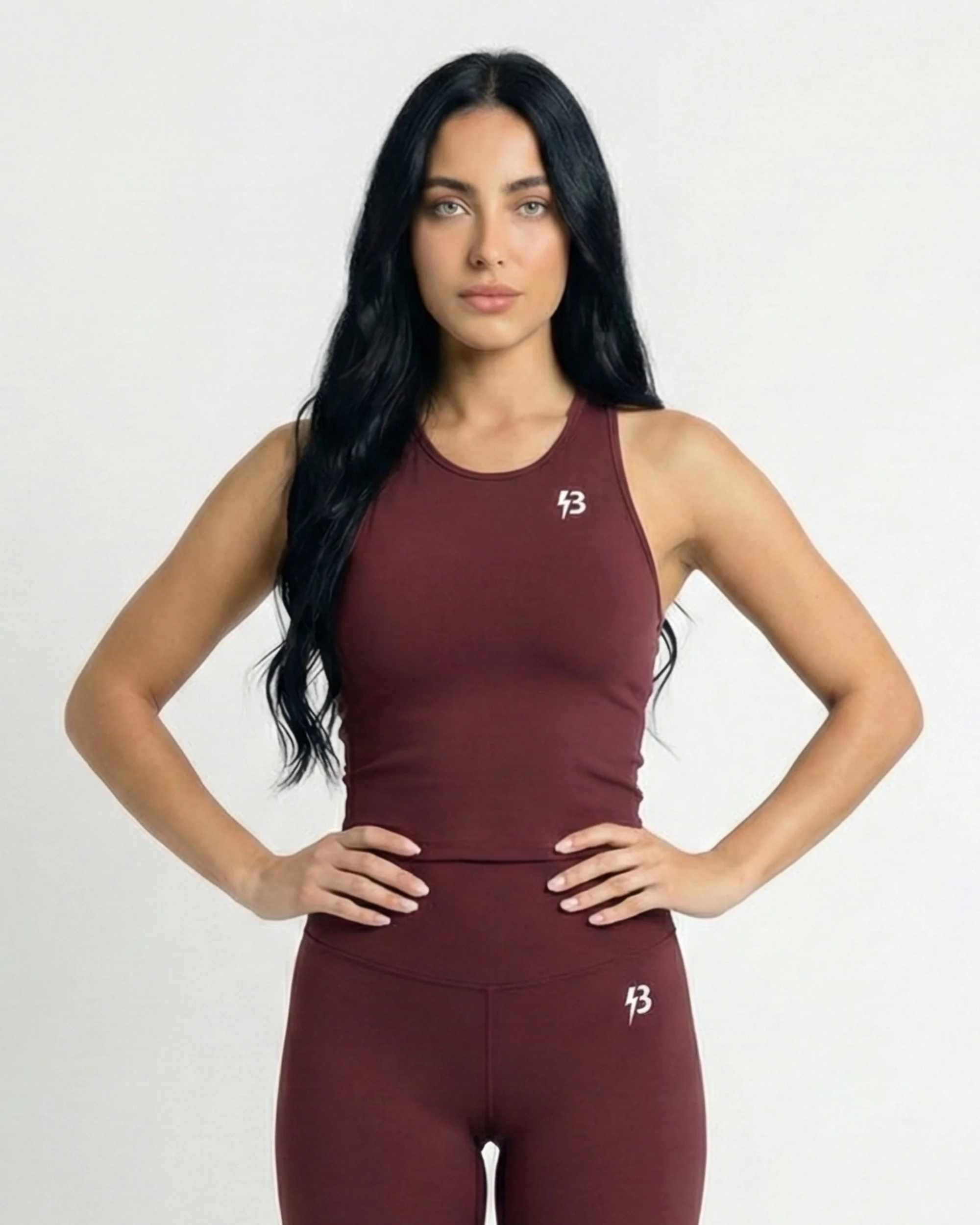 Prime Racer Back Cropped Top - Image 10