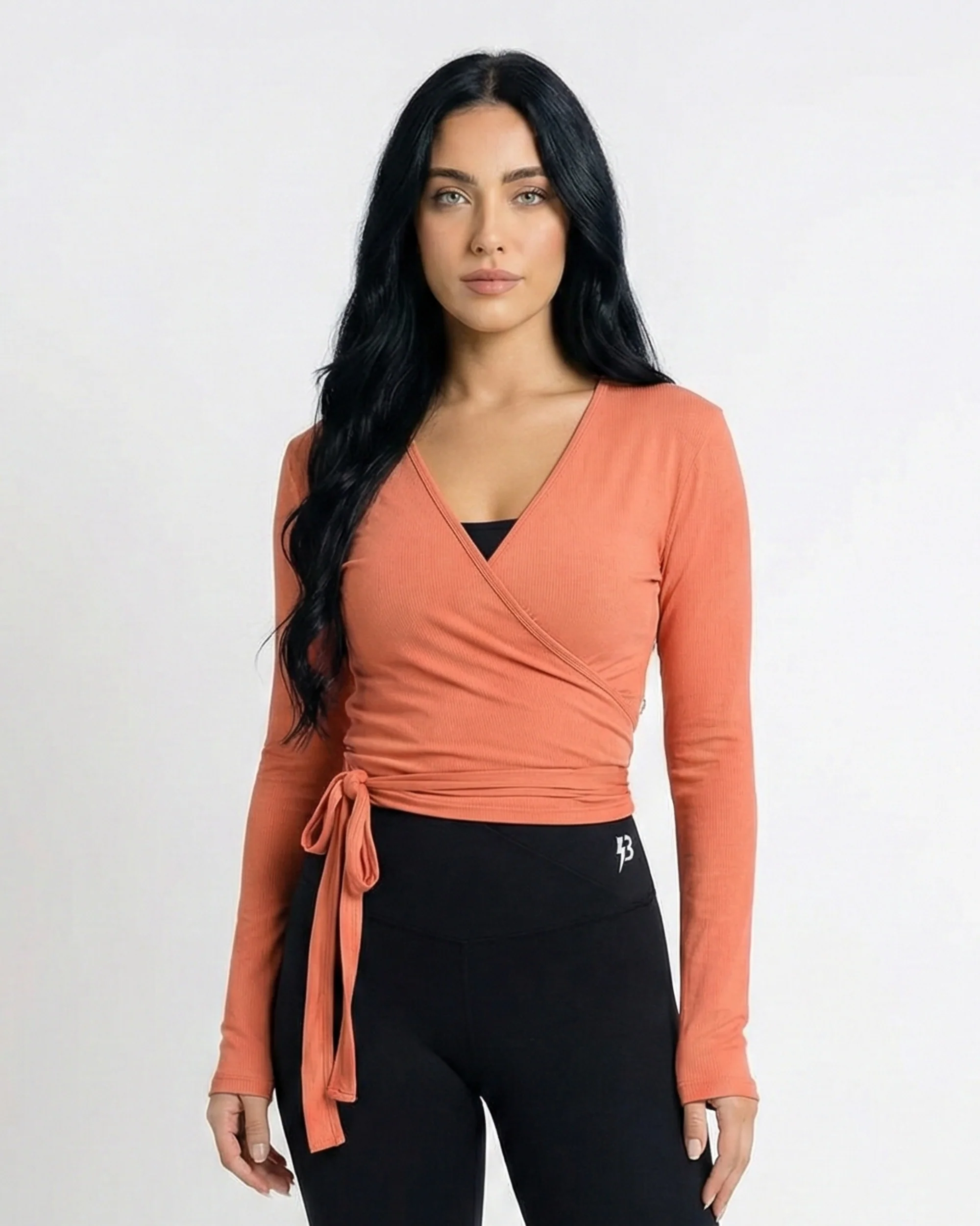 Wrap Long Sleeve Top - Image 3