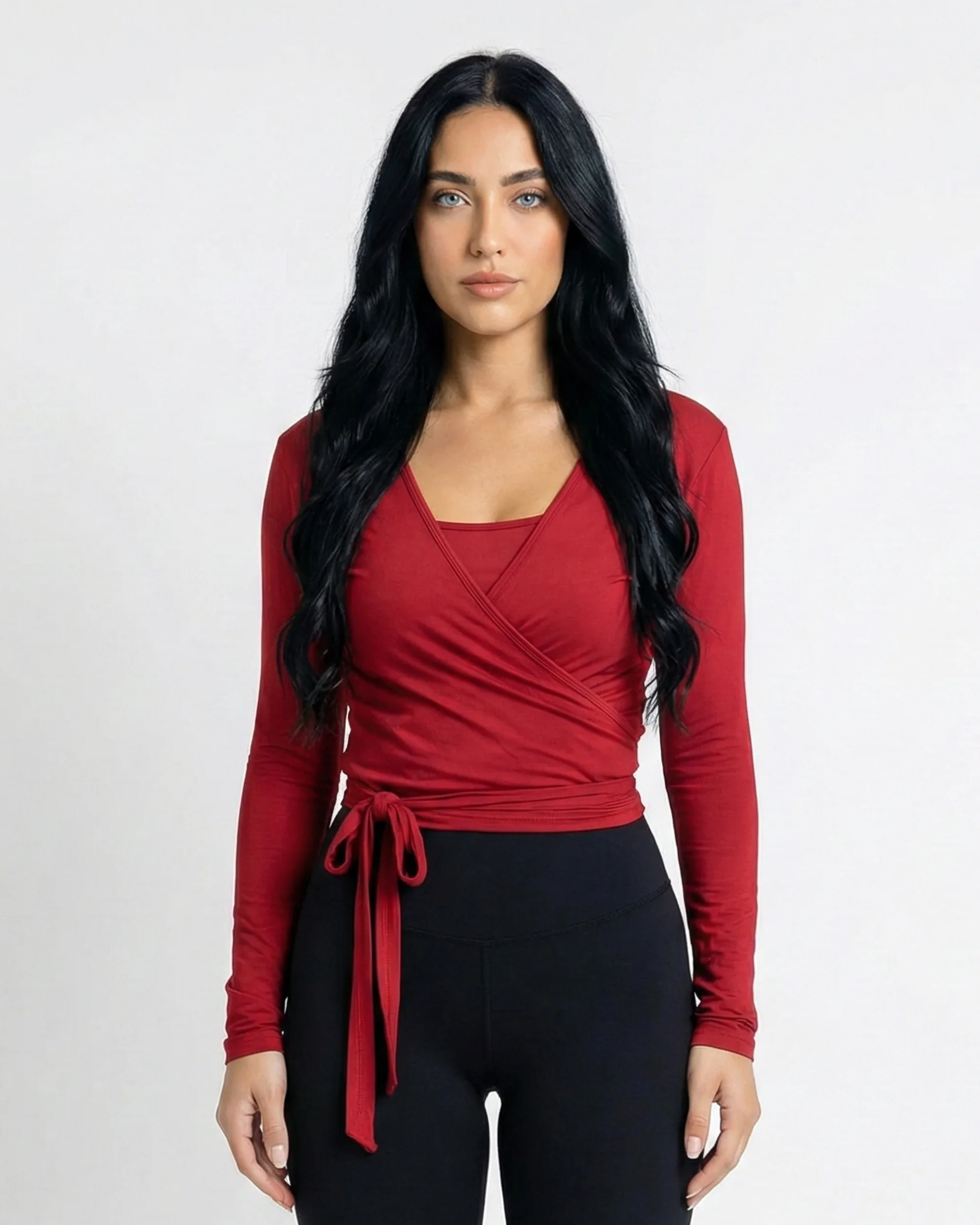 Wrap Long Sleeve Top - Image 4